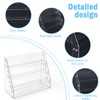 4 Tier Acrylic Button Pins Organizer Stand for Badge Display,