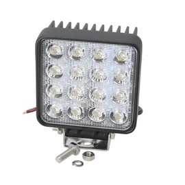 All States Red Rooster LED Work Light - 48W Square Spot Beam