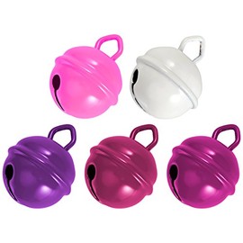 Rayher Metal Bells, Pink Mix, 19mm ø, tab-Bag 5pc, 1.2 x 0.6 x 0.2 cm, Multi-Colour