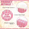 Xinnun 200 Pcs Paper Popcorn Boxes 1 oz Close Top