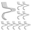 10pcs Cabinet Shelf Clips, Heavy Duty Shelving Brackets Clips Shelf