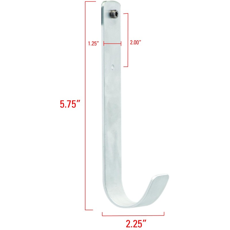 Extreme Max 5001.6291 Aluminum Utility Hook for Enclosed Race Trailer,