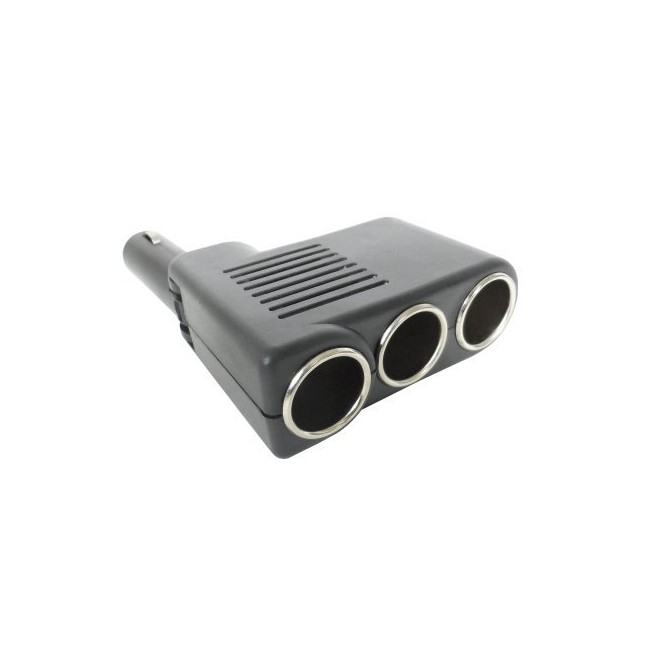 12v Socket Splitter 12 Volt Cigarette Lighter Adapter Plug (1 to 3 Port Converter)