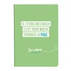 Clairefontaine Jemedisais 116015C Notebook DIN A5 14.8 x 21 cm,