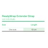 ReadyWrap - Correa extensora negra, Parte trasera de nailon: 100%
