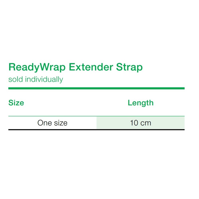 ReadyWrap - Correa extensora negra, Parte trasera de nailon: 100%