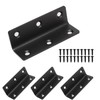 Redunest L Bracket, Heavy Duty Corner Brace, 4 Pack 3.2"