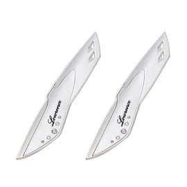 JSCARLIFE 1 Pair Car wiper Spoiler Windscreen Wiper Pressurizer,Wing Windshield Wiper Hypersonic Windshield Wiper Car Windshield Parts Accessories Suitable for Cars (Silver)