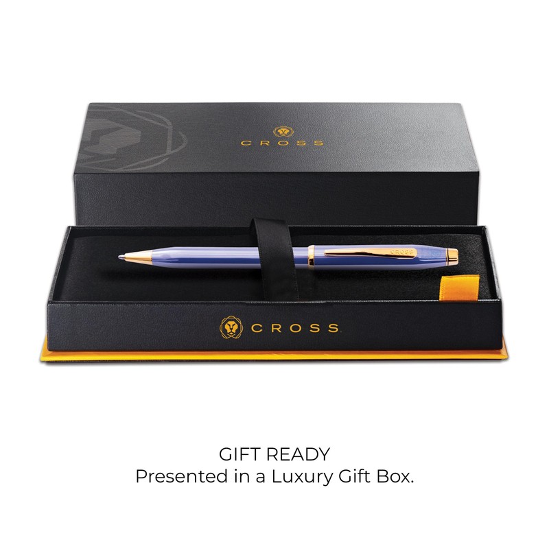 CROSS Century II Lavender Blue Ballpoint Pen [Premium Gift Box