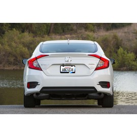 2Pcs Metal Black Tri Color License Plate Frames fit for Toyota, White Blue Strips License Tag Plate Universal Fit for Cars, Trucks and SUVs (WhiteBlueBlue-Left)