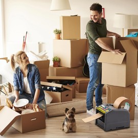 Upgraded Automatic Tape Dispenser,Nextlifei Shipping Packing Tape Dispenser,Max 999mm Cutting Length Ribbon Cutting Machine,Electric Tape Dispenser for Gift Wrapping,School,Restaurant,Business,Home