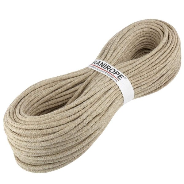 Kanirope® Hanfseil Seil Hanf HEMPBRAID 6mm 10m 16-fach geflochten