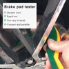 JUSTTOP Brake Lining Thickness Gauge, 8 Piece SAE & Metric