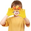jiebor 12 Pairs Yellow Warm Kids Gloves Winter Gloves Knit