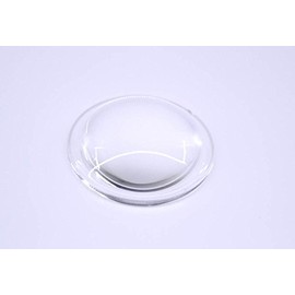 High Power 30mm LED Lens 30MM Smooth Optical Glass Convex Lens Pack of 2