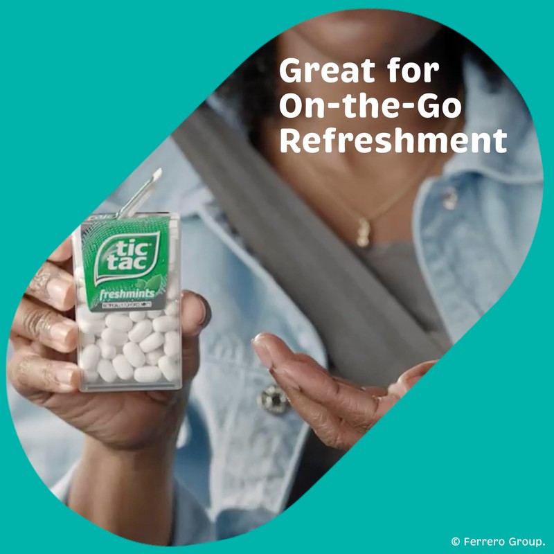 Tic Tac Wintergreen Breath Mints, Bulk 12 Pack, On-The-Go Refreshment,
