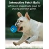 TONGKTAI Dog Toys, Soft Stuffed Plush Balls Pet Chew Squeake