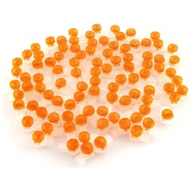 DGZZI UY2 Gell Connector 100PCS Waterproof Orange Clear Twin Blade 2 Wire Gel Filled Crimp Connector