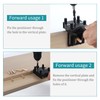 EXLECO Drilling Template Dowel Aid Dowel Gauge Drilling Aid Vertical