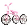 Pink Look Toy Tricycle Model Simulated Design Tricycle Ornament Wear