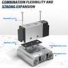 TAILONZ PNEUMATIC 300M 2-Position Manifold 4V310-10 3/8 Inch Solenoid Valve