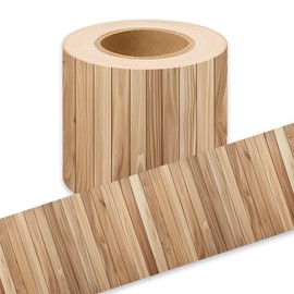 Bulletin Board Borders Classroom Decor, for Back to School Teachers Office Home Birthday Party Decorations - 6.5Ft (Wooden Look)