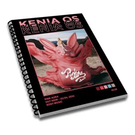 Libreta Kenia Os Album Music Cuaderno Profesional Pasta Dura                                                                                          