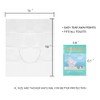 Toilet Seat Covers Disposable, 50-Count Flushable Paper Travel Toilet Seat