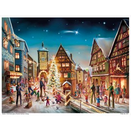 Adventskalender "Rothenburg Plönlein": Papier Adventskalender