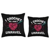 Crochet Crocheting Throw Pillow