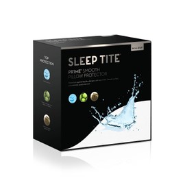 MALOUF Smooth 100% Waterproof Hypoallergenic Mattress Protector with 15-Year Warranty Split Queen, White