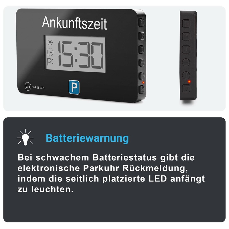 Parkwächter V1 Automatic Parking Disc in accordance with Road Code