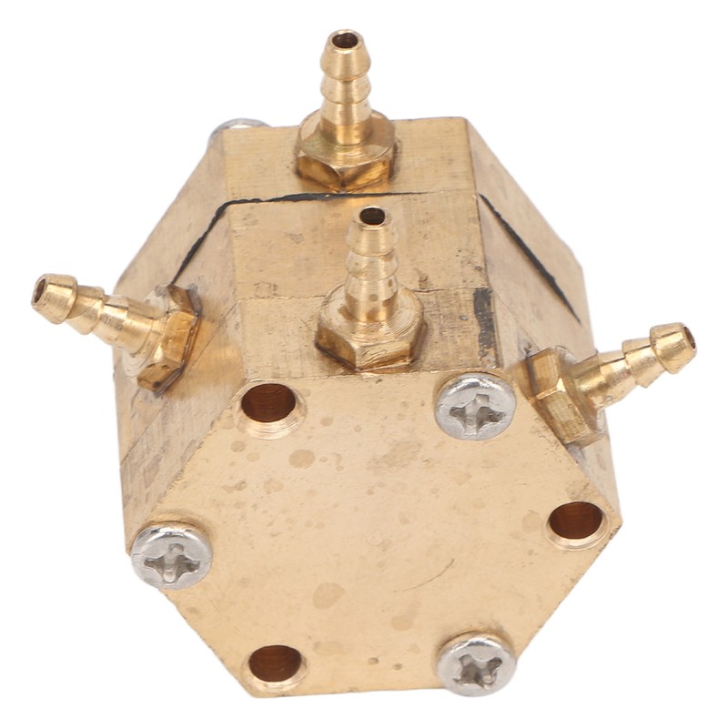 Hexagonal Dental Water Valve Good Passability Copper Water Pressure Regulator