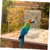 Abaodam Alimentador De Pájaros Esférico Comedero Automático con Botella De
