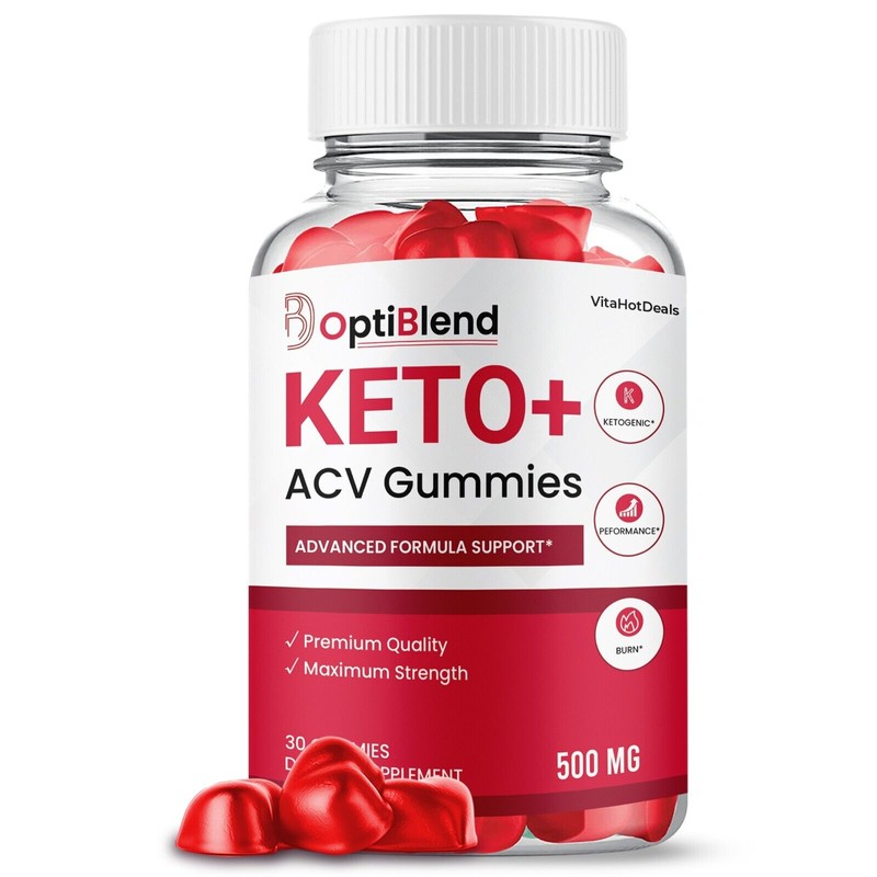 OptiBlend Keto ACV Gummies, Max Strength Formula, Opti Blend Keto