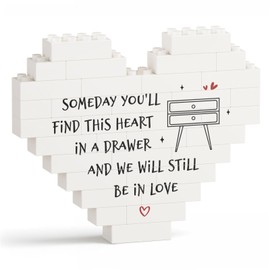 Anniversary Wedding Gifts for Men Women Couples - I Love You Building Blocks Puzzle, Anniversary Romantic Gifts for Her Him Wife Husband, I Love You Birthday Gift for Women Men Boyfriend Girlfriend