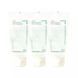 Innisfree 이니스프리 알로에 리바이탈라이징 수딩젤 300ml x3개 Innisfree Aloe Revitalizing Soothing Gel 300ml x 3