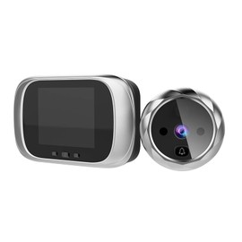 IKAYAAA Digital Peephole Door Viewer Door Camera Doorbell 2.8 Inch LCD Screen Night Vision Photo Shooting Digital Door Surveillance for Home Security