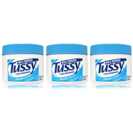 Tussy Deodorant Cream, Powder Fresh - 1.70 Oz (3 Pack)