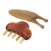 Sandalwood Massage Comb Wide Tooth Scalp Scraping Comb with Nose