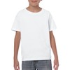 Gildan Youth Heavy Cotton T-Shirt, Style G5000B, 2-Pack, White, Large