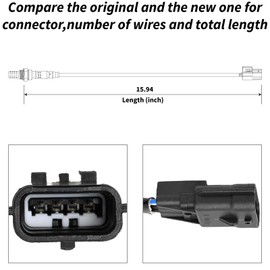 DOSKJOK 234-9157 Oxygen Sensor Upstream Compatible with Q50 2016-2022 Q60 2017-2021 3.0L V6