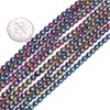 Synthetic Round Multicolor Hematite Gemstone DIY Jewelry Making Loose Beads