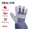 EXXO - Split Heavy Duty Leather Work Gloves - Ideal