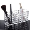 IWOWHERO Acrylic Transparent Makeup Brush Holder Stylish Cosmetic Storage Box