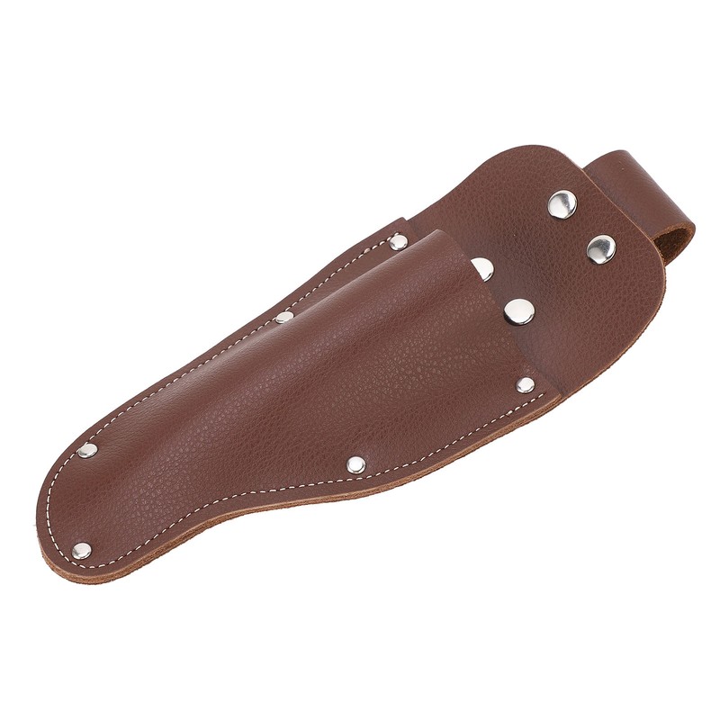 Pliers Holder Pruner Sheath Cowhide Belt Hanging Pouch for Gardening