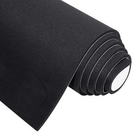 MAGZO Adhesive Rubber Mat 1/4 Inch Thick, 12” W x 59” L High Density Neoprene Foam Roll Insulation Soundproofing Material