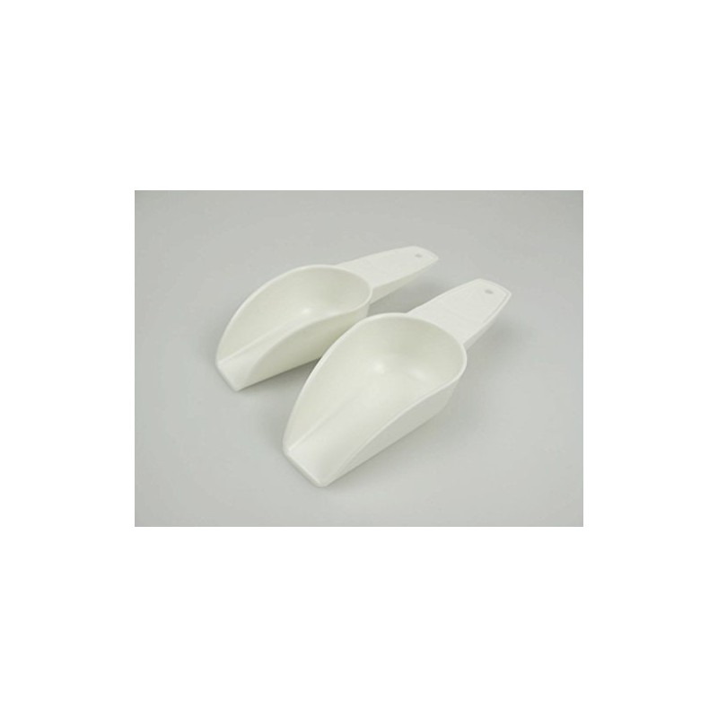 TUPPERWARE Baking Flour Scoop (2) White Flour Sugar Kitchen Aid