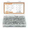 ISPINNER - Remaches ciegos de aluminio, 385 piezas, 8 tamaños,