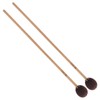 2Pcs Marimba Mallets Maple Rods Woolen Twisted Percussion Instrument Playing